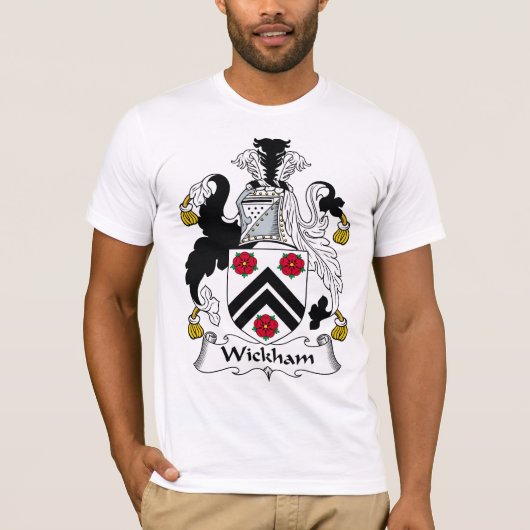 Wickham Familienwappen T-Shirt (Vorderseite)