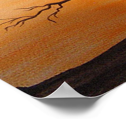 WICKIERTER BAUM POSTER (Ecke)