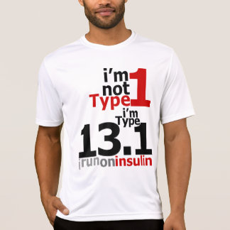 Wicking - der Typ- 1diabetesc$hälfte-marathoner T-Shirt
