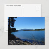 Wickiup Reservoir, Oregon Postkarte (Vorne/Hinten)