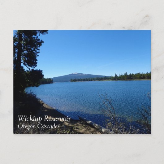 Wickiup Reservoir, Oregon Postkarte (Vorderseite)