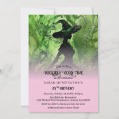 Wicklerisch gute Rotzunge und Grün zum Geburtstag Einladung (Vorderseite)