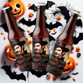 Wicklerisch mit Zauberer-Geheimtipp-Halloween gebr Bierflaschenetikett