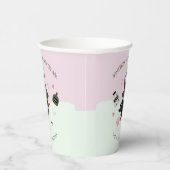 Wicklerisch Niedliche Grüne Hexe Halloween Geburts Pappbecher (Rechts)