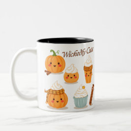 Wicklerisch Niedliches Halloween-Design Zweifarbige Tasse