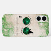 Wicklerisch verzaubert Emerald Eye iPhone-Fall Case-Mate iPhone Hülle (Rückseite (Horizontal))