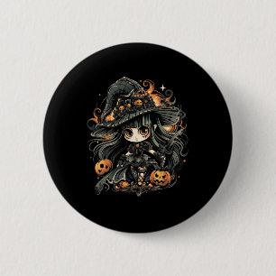 Wicklerisch verzaubert Halloween Art Button