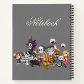 Wicklerisch wunderbar: Halloween-Geister Notizblock (Rückseite)