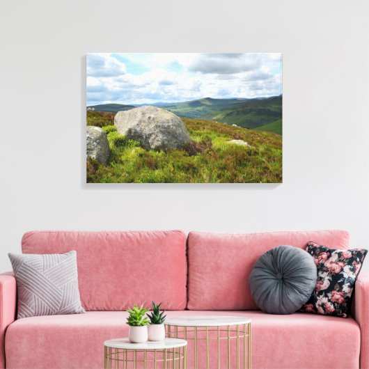 Wicklow Berge, Irland canvas print Leinwanddruck (Insitu (Wohnzimmer))