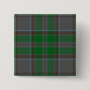 Wicklow Landkreis Irish Tartan Button