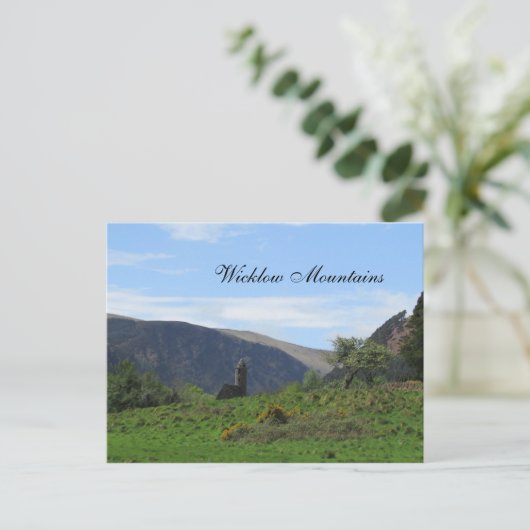 Wicklow Mountains Irland irische Landschaft Postkarte (Stehend Vorderseite)