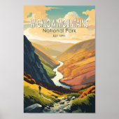 Wicklow Mountains National Park Irland Reisen Art Poster (Vorne)