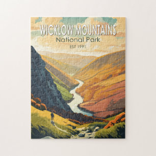 Wicklow Mountains National Park Irland Reisen Art Puzzle