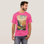Wicklow Mountains National Park Irland Reisen Art T-Shirt (Vorne ganz)