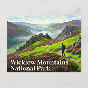 Wicklow Mountains Nationalpark Irland Postkarte