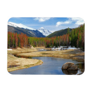 Wicklung der Colorado mit Bergen und Kiefern Magnet