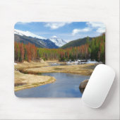 Wicklung der Colorado mit Bergen und Kiefern Mousepad (Mit Mouse)