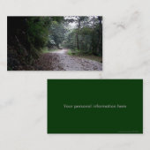 Wicklung durch das Leben/inspirierend Landschaft Visitenkarte (Vorne/Hinten)