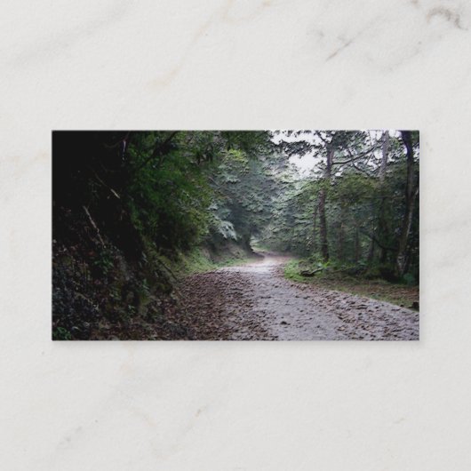 Wicklung durch das Leben/inspirierend Landschaft Visitenkarte (Vorderseite)