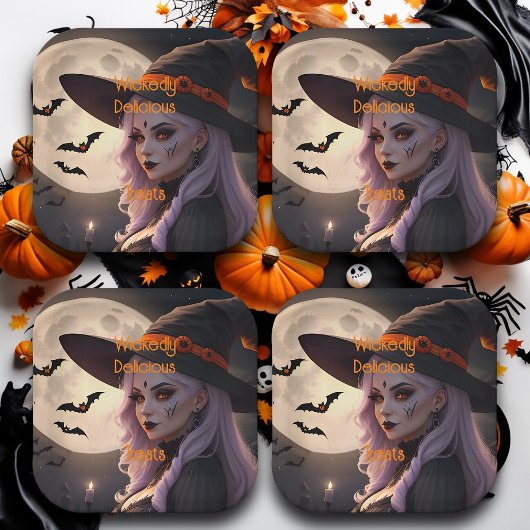 Wickly Delicious Leckereien Halloween-Party Pappteller