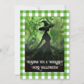 Wickly Good Hexe Halloween bemalt Mitteilungskarte (Vorderseite)