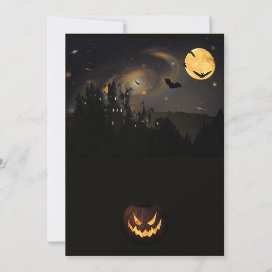 Wickly Good Time Halloween-Party Einladung (Rückseite)