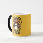Wickly Handsome Jack-O-Lantern Halloween Verwandlungstasse (Vorderseite Links)