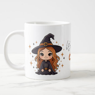 Wickly Niedlich Halloween Hexe Spooky Adorable Jumbo-Tasse