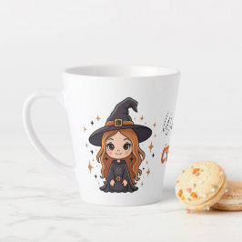 Wickly Niedlich Halloween Hexe | Spooky Adorable Milchtasse