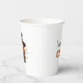 Wickly Niedlich Halloween Hexe | Spooky Adorable Pappbecher (Rechts)