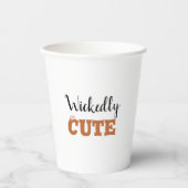 Wickly Niedlich Halloween Hexe | Spooky Adorable Pappbecher (Vorderseite)