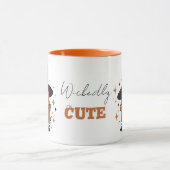 Wickly Niedlich Halloween Hexe | Spooky Adorable Tasse (Zentrum)