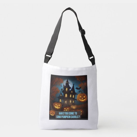 Wickly Niedlich Halloween Tote Bag Tragetaschen Mit Langen Trägern (Vorderseite)