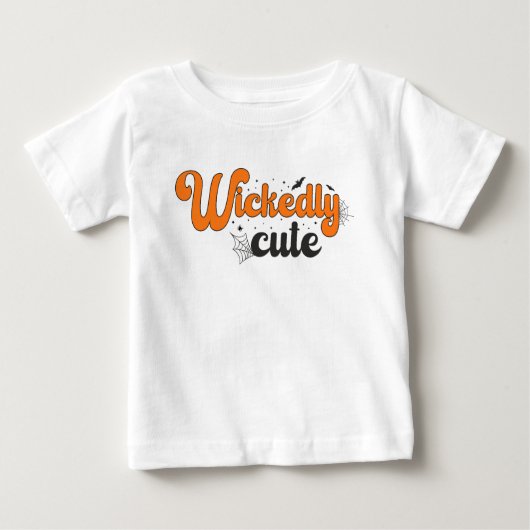 Wickly niedlich - Muster für magische Halloween-Na Baby T-shirt (Vorderseite)