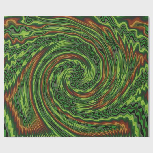 Wickte Drehung Geschenkpapier (Flach)