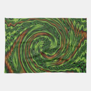 Wickte Drehung Geschirrtuch