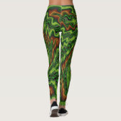 Wickte Drehung Leggings (Rückseite)