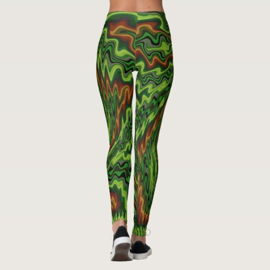 Wickte Drehung Leggings (Rückseite)