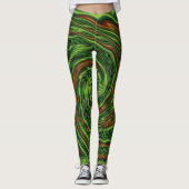 Wickte Drehung Leggings (Vorderseite)