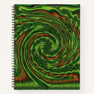 Wickte Drehung Notizbuch