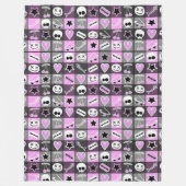 Wickte Liebe Fleecedecke (Vorderseite)