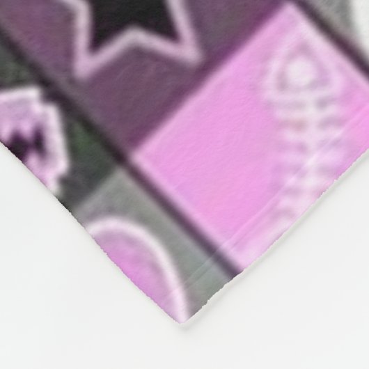 Wickte Liebe Fleecedecke (Ecke)