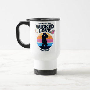 Wickte Liebe Liebe in jedem Schlag meines Herzen Reisebecher