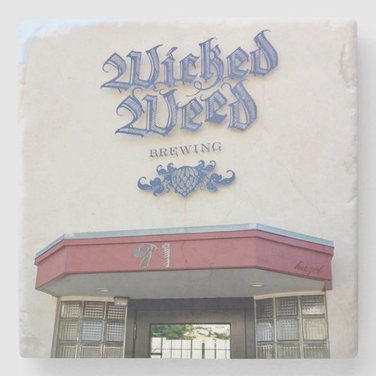 Wickweh, Asheville, Wickernack-Untersetzer, Steinuntersetzer (Vorderseite)