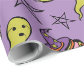 Wickwiederholt Elegant Lila Geschenkpapier (Rolleneckpunkt)