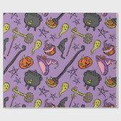 Wickwiederholt Elegant Lila Geschenkpapier (Flach)