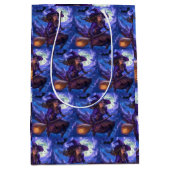 Wickwiederholt Fun Halloween Hexe Mittlere Geschenktüte (Vorderseite)