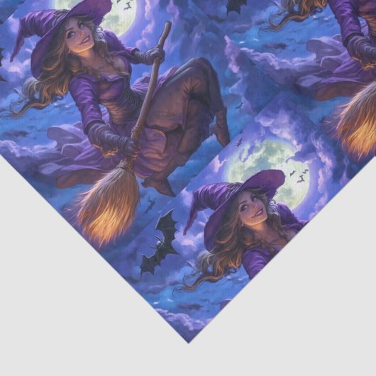 Wickwiederholt Fun Halloween Hexe Seidenpapier (Detail)