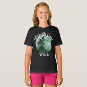 Wickwiederholt Good Hexe Green Hexe Zeichnend T-Shirt (Vorne ganz)