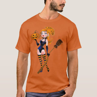 Wickwiederholt Wicked Halloween Hexe T-Shirt